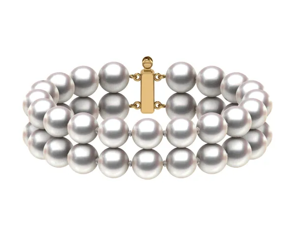 8mm x 8.5mm Akoya Pearl Double Strand Bracelet