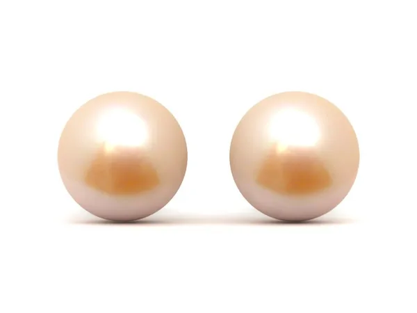 8.0 mm TRUE AAA Peach Freshwater Round Pearl Stud Earrings