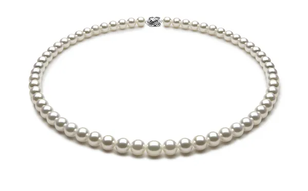 TRUE AAA Quality 6.5 x 7mm White Akoya Cultured Pearl Necklace