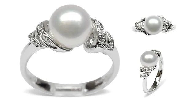 Bella Japanese Akoya Cultured Pearl Ring