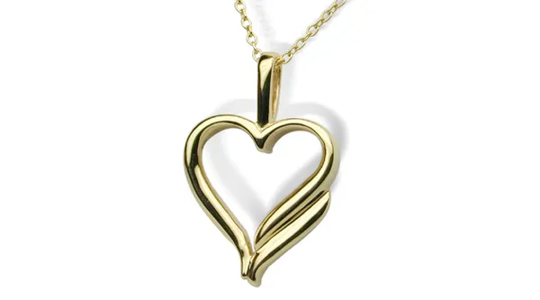 14K Heart Pendant
