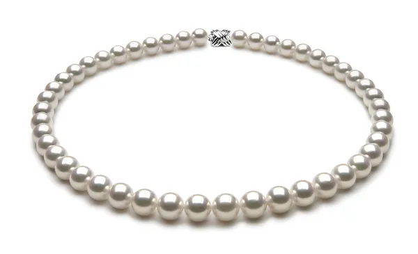 TRUE AAA Quality 8.5 x 9mm White Akoya Cultured Pearl Necklace