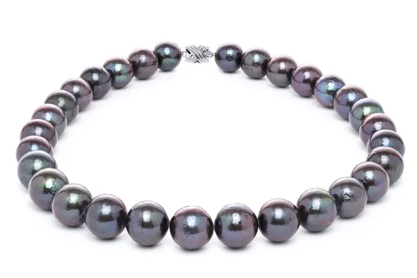 10mm x 13mm Black Freshwater Cultured Pearl Necklace