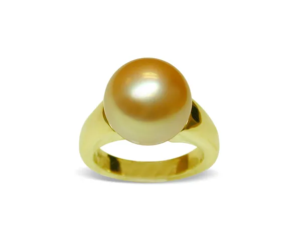 Golden South Sea Pearl Ring