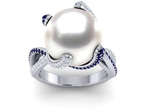 South Sea Octopus Ring