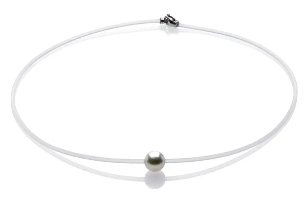 Pearl and Cord Necklace