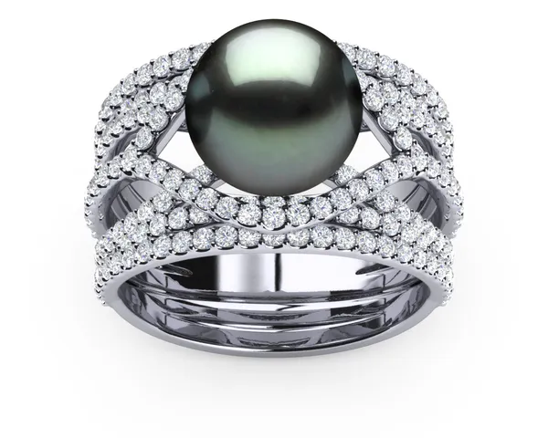 Tahitian Pearl Deluxe Rainbow Ring
