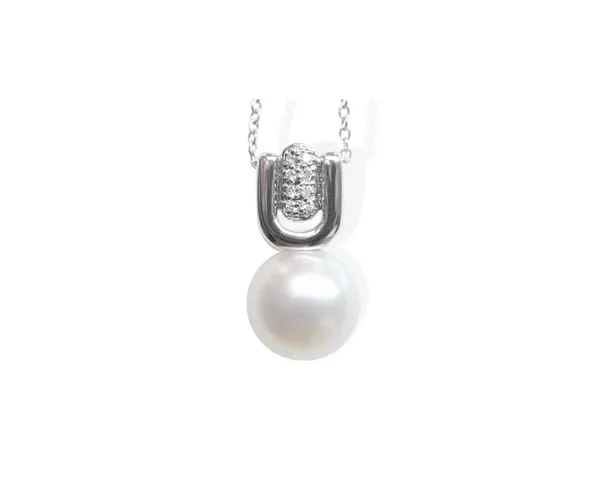 Uranus a White South Sea Cultured Pearl Pendant