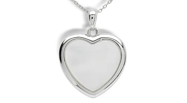 SOLD - Heart a Mother of Pearl Pendant