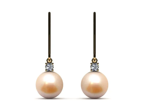 Freshwater Peach Novia Pearl Earring