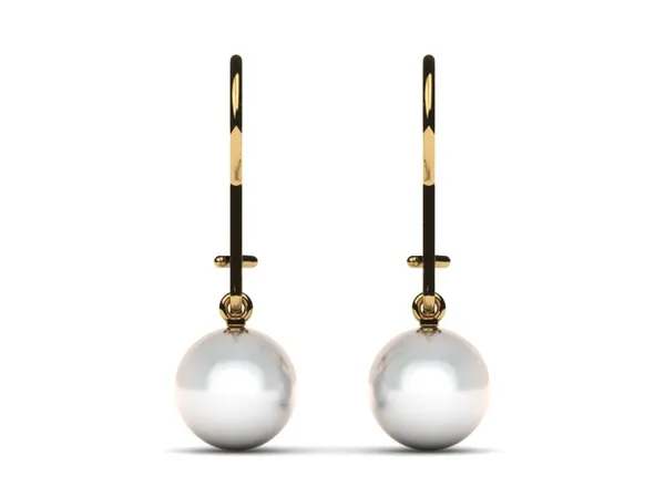 South Sea Pearl Kidney Wire Earring