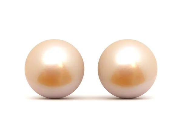 11mm Freshwater Peach Pearl Earring