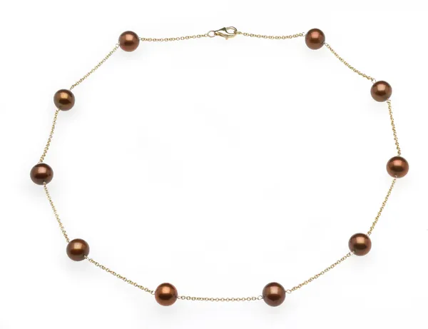 Mocha Tin Cup Necklace