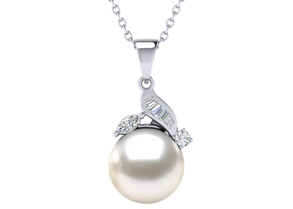 South Sea Pearl Apple Pendant