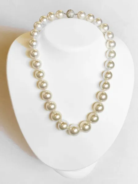 12–15.9mm White South Sea Pearl Necklace