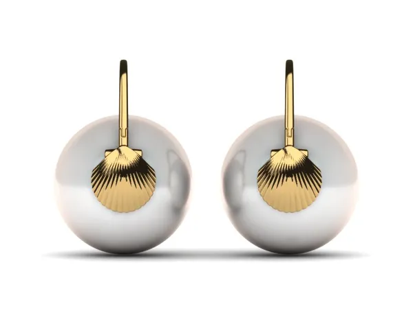 South Sea Pearl Arc De Triomphe Shell Earring