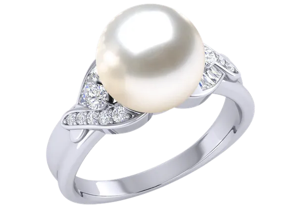 Juno White Australian South Sea Pearl Ring