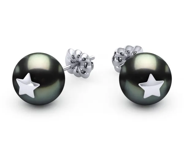 Tahitian Pearl Star Studded Earring