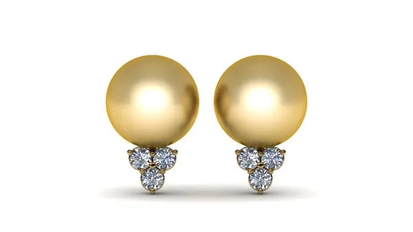 Golden Princess Pearl Earring