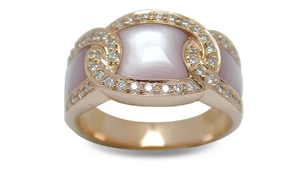 SOLD - Amata a Mother of Pearl Ring