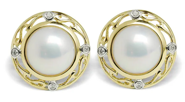 Sheild Mabe Earrings