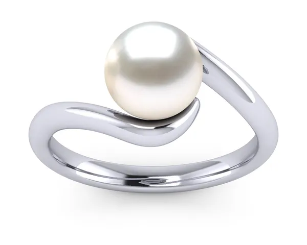 South Sea Pearl Shiny Swirl Ring