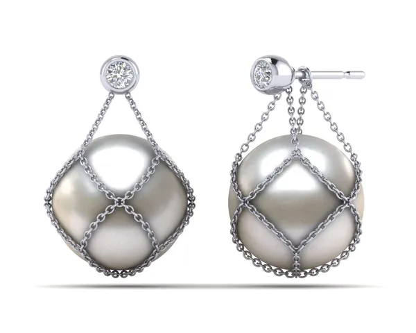 South Sea Pearl Keepsake Earring