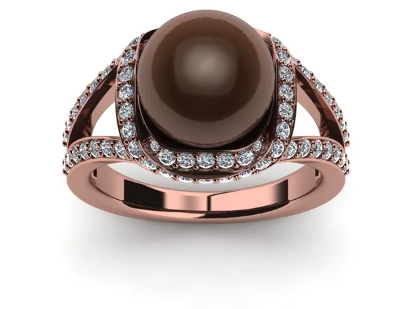 Tahitian Pearl Ring Braid