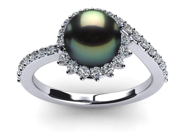 Tahitian Pearl Bypass Ring