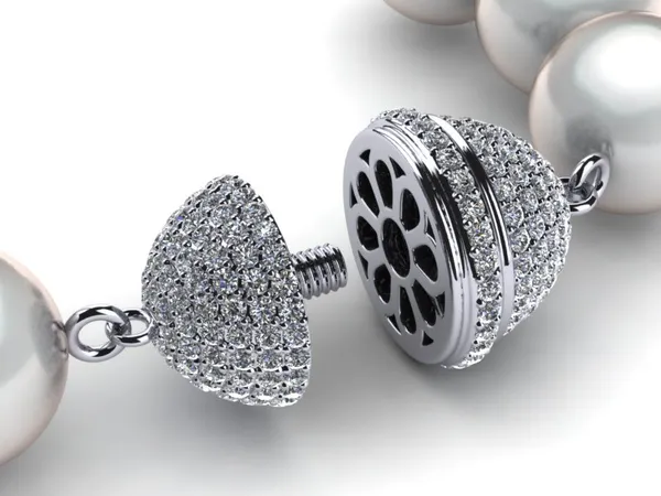 Diamond Egg Clasp