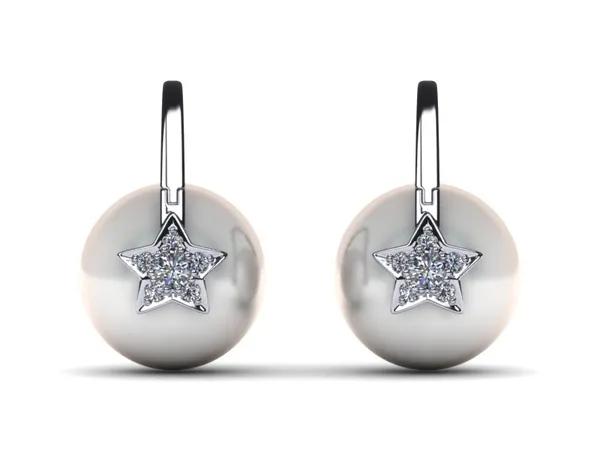 Arc De Triomphe South Sea Shooting Star Pearl Earring