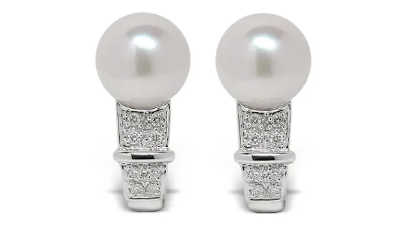 Olympia a Japanese Akoya Cultured Pearl Earrings