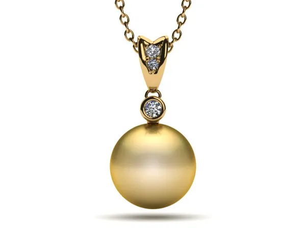 Golden South Sea Single Style Pendant