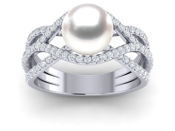South Sea Pearl Rainbow Ring