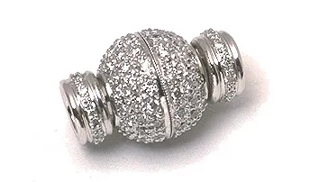 Diamond Ball Rondell Clasp