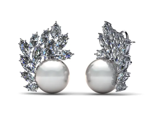 South Sea Diamond Star Burst Earring