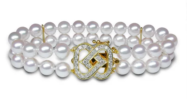 Double Strand Cultured Pearl Bracelet