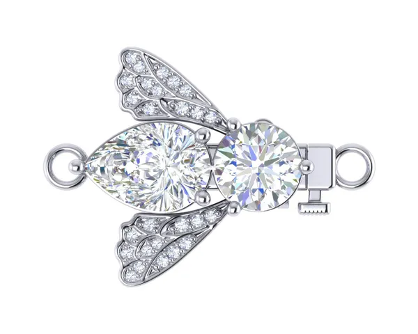 Pearl Necklace Bee Clasp