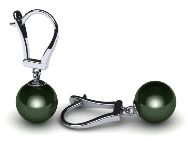 Lever Back Tahitian Pearl Earring