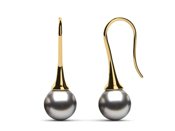 Tahitian Pearl Cone Earring