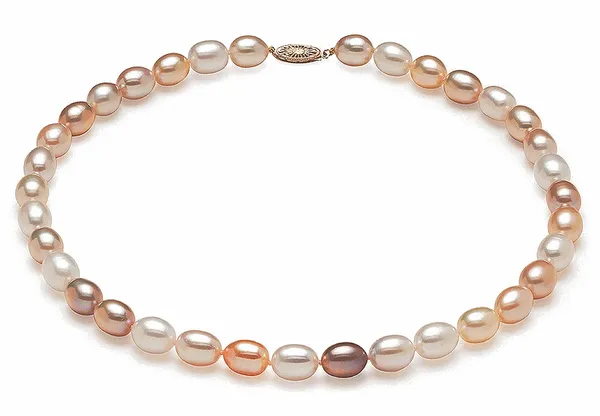 AAA 9mm Multicolor Pearl Necklace