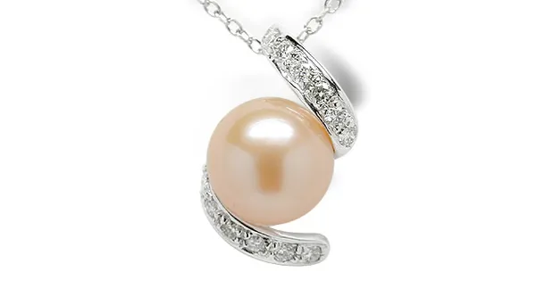 Fresh Swirl Freshwater Pearl pendant