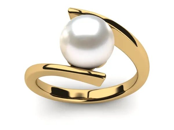 Ionic Akoya Cultured Pearl Ring