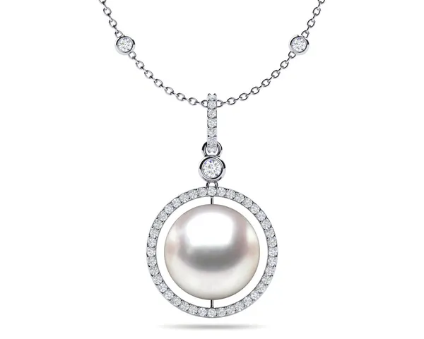 American Pearl South Sea Amulet Necklace