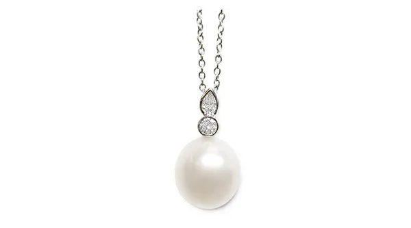 Genie a White South Sea Cultured Pearl Pendant