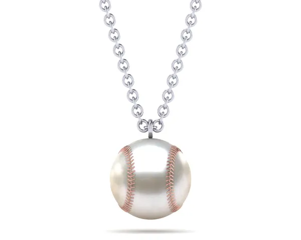 Pearl Baseball Pendant