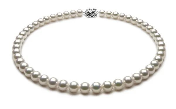 TRUE AAA Quality 8 x 8.5mm White Akoya Cultured Pearl Necklace