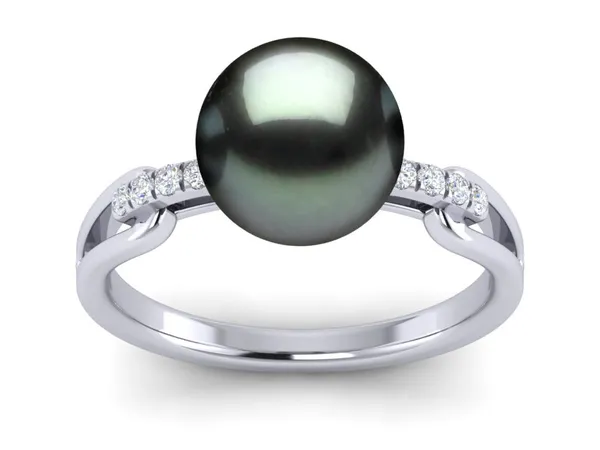 Tahitian Pearl Buckle Ring