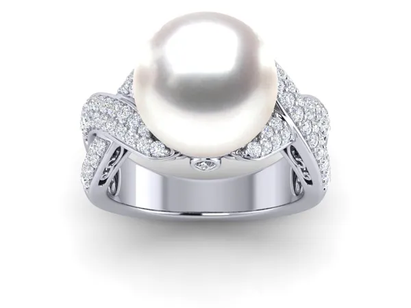 White South Sea Pearl Xenia ring