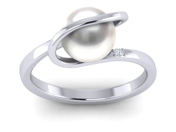 South Sea Pearl Halo Ring